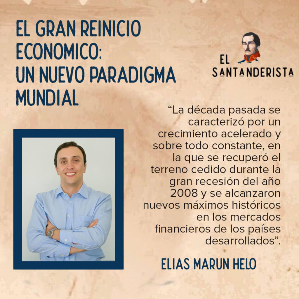 El gran reinicio económico un nuevo paradigma mundial elias marún melo el santanderista