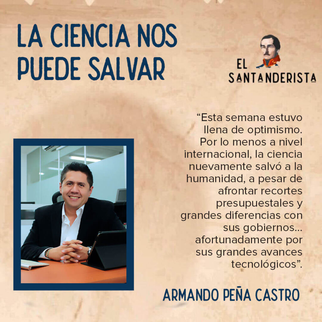 La ciencia nos puede salvar Armando Peña Castro el santanderista
