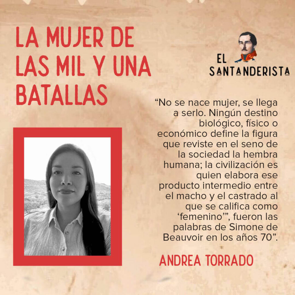 La mujer de las mil y una batallas andrea torrado el santanderista