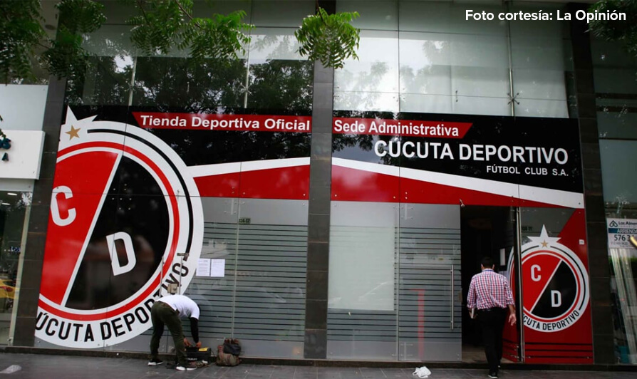 el santanderista Cúcuta se quedó sin fútbol