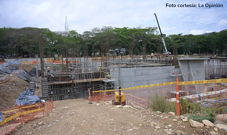 el santanderista Obras del Acueducto Metropolitano