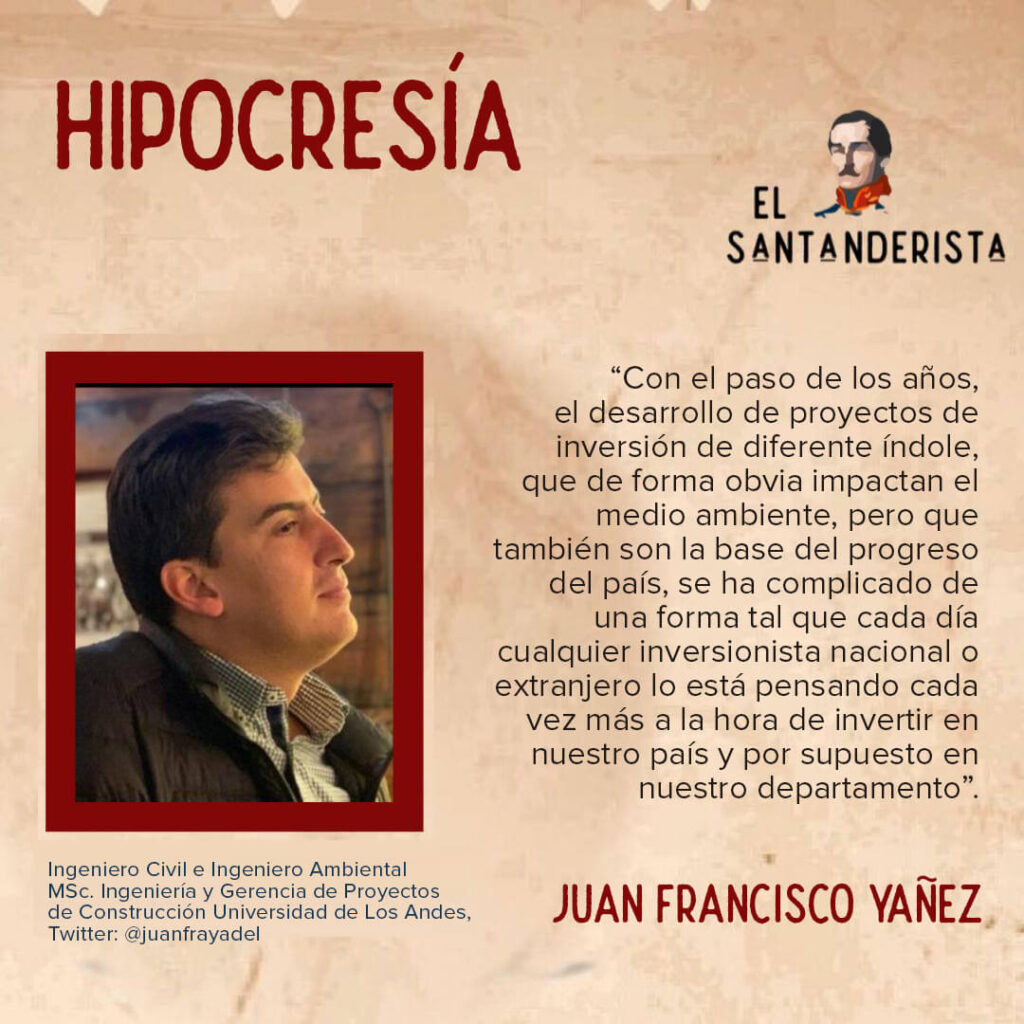 el santanderista hipocresía