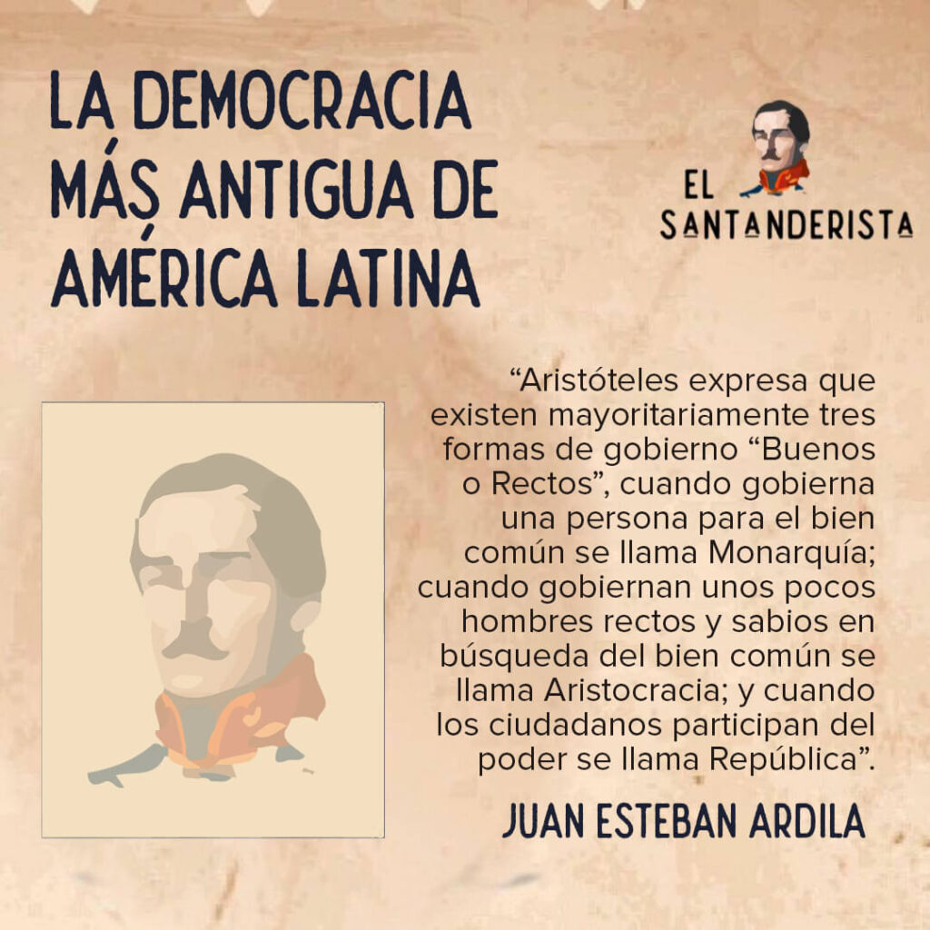 el santanderista la democracia mas antigua de america latina
