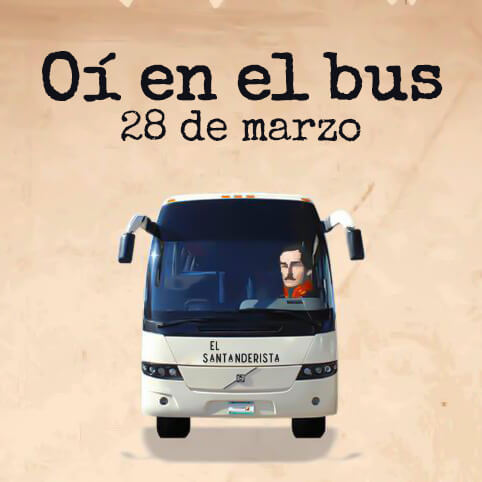 el santanderista oí en el bus el 28 de marzo