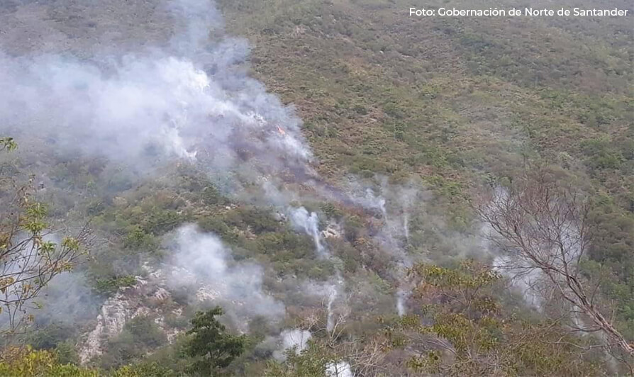 emergencia por incendio en Páramo de Santurbán el santanderista