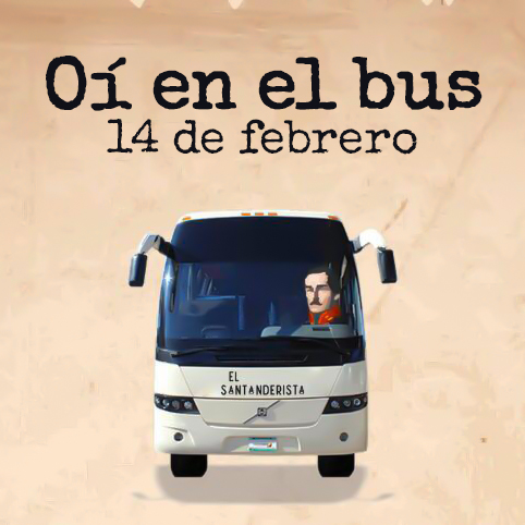 oi en el bus fechas el santanderista 14 de febrero