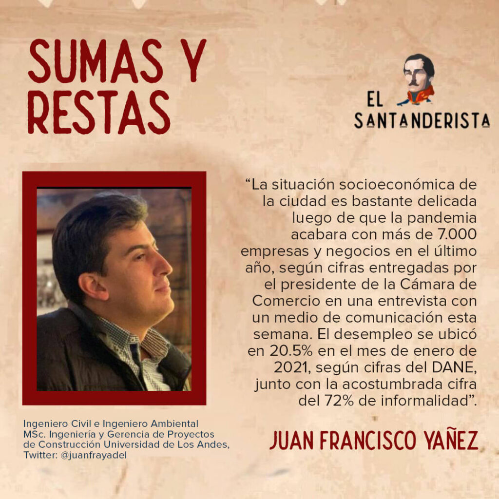 sumas y restas juan francisco yañez el santanderista